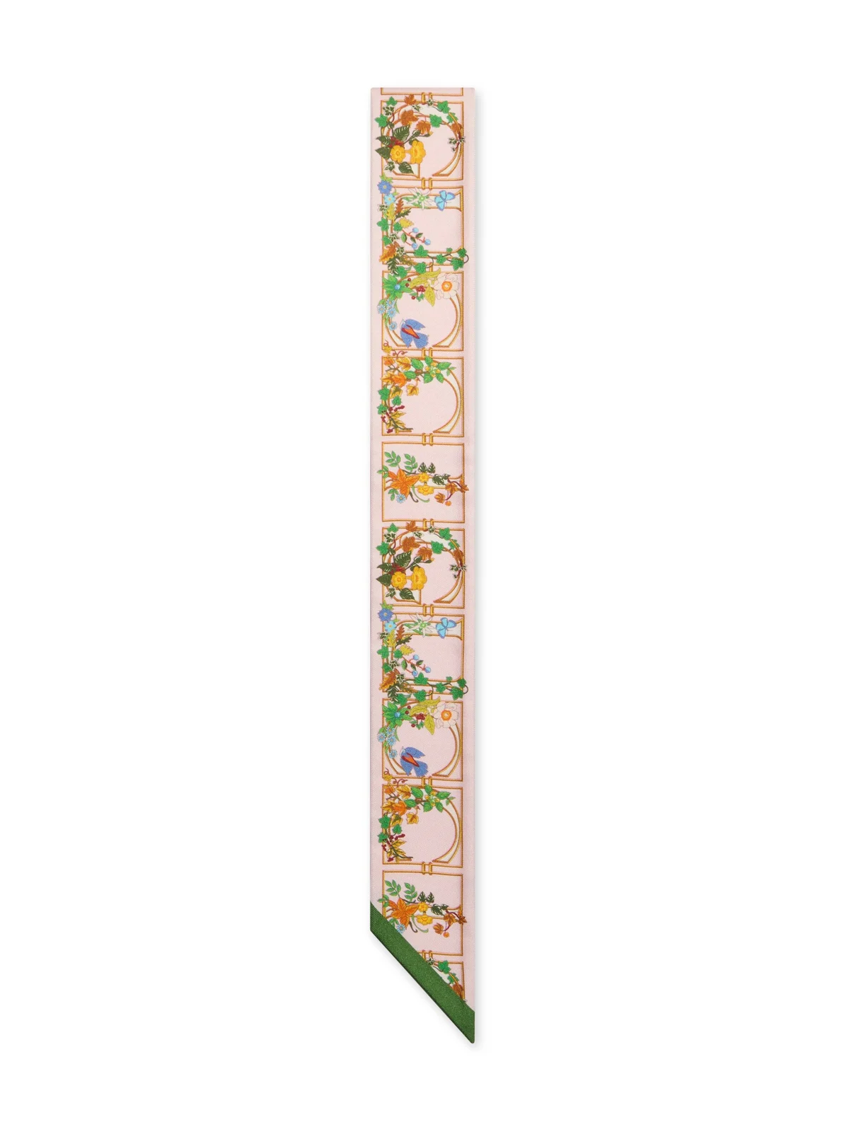 Gucci Printed GG Silk Twill Jacquard Ribbon