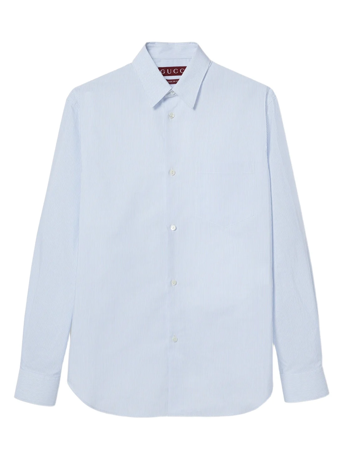Gucci Striped Cotton Poplin Shirt