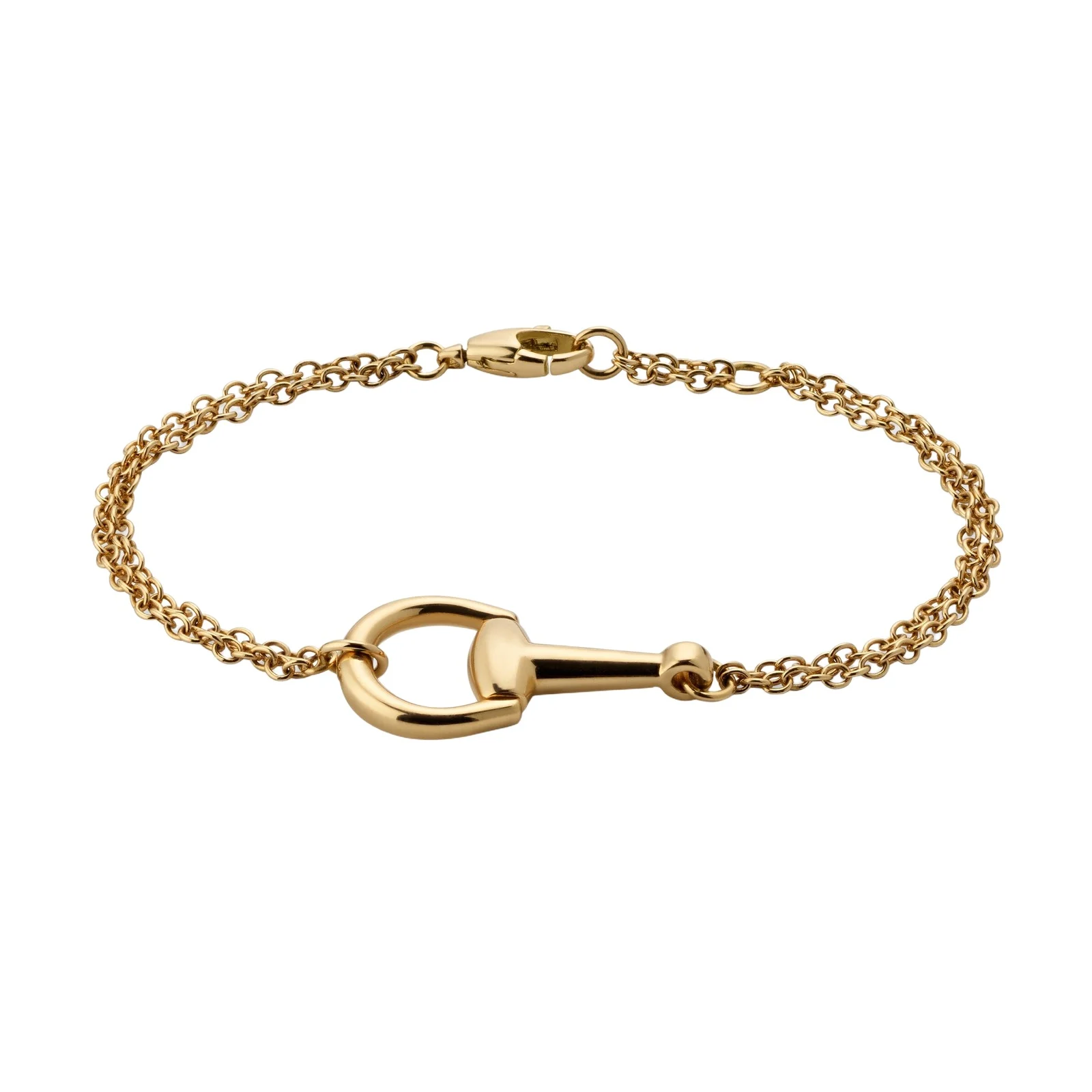 Gucci Horsebit 18k Chain Bracelet