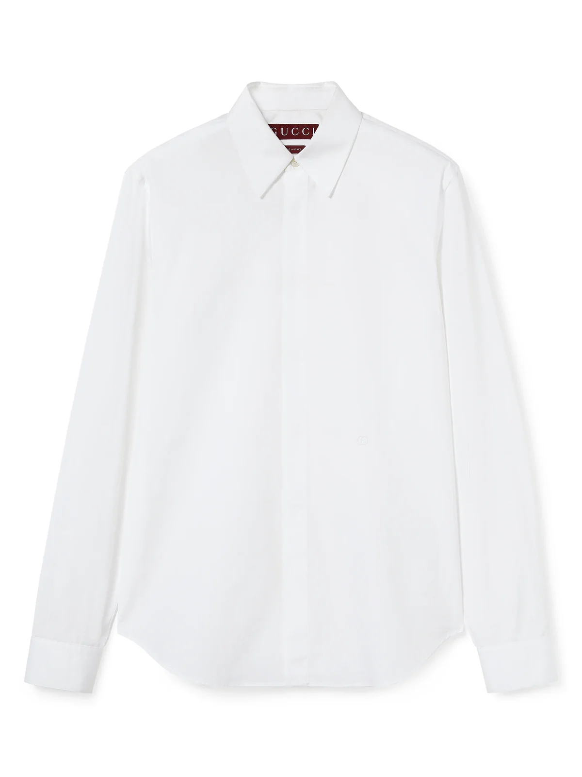 Gucci Cotton Poplin Shirt With Embroidery