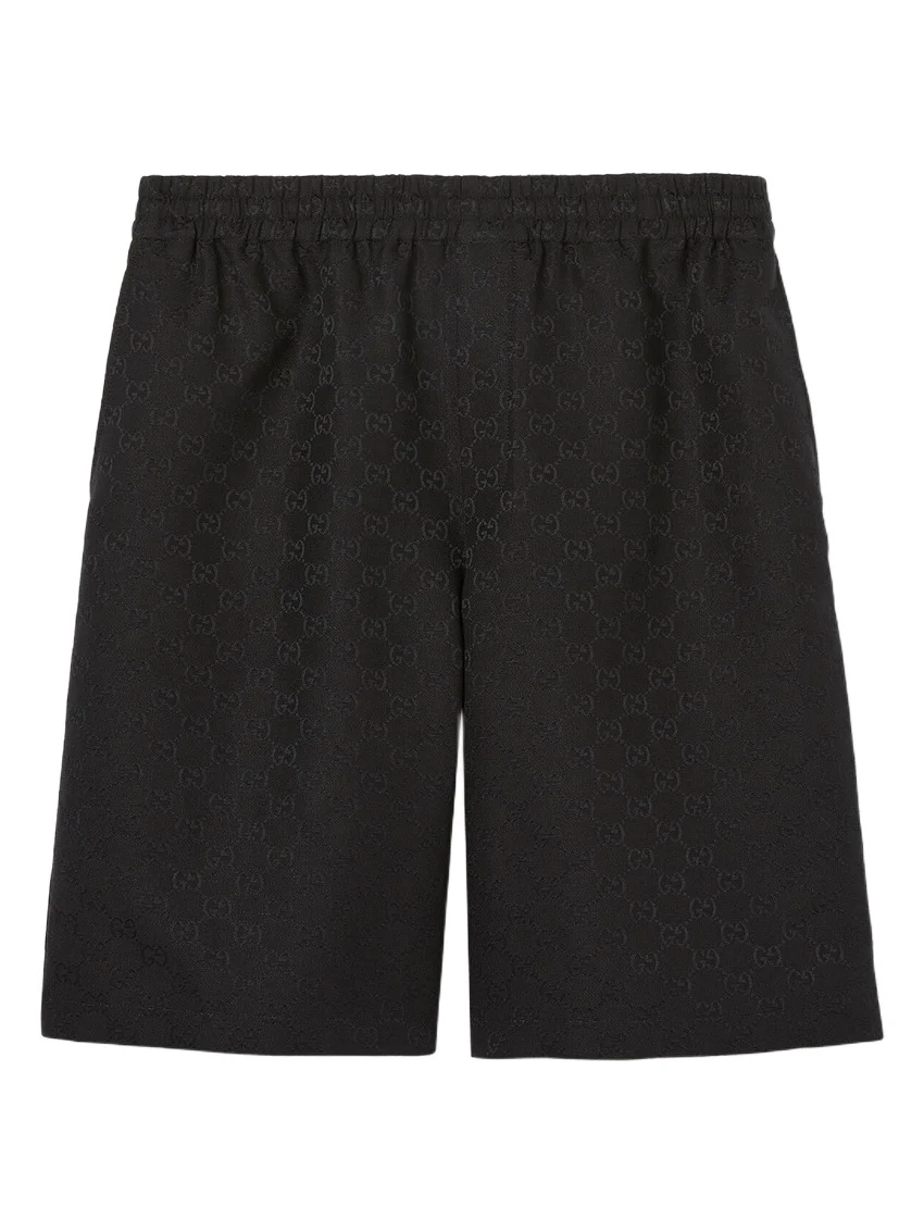 Gucci GG Canvas Linen Blend Shorts
