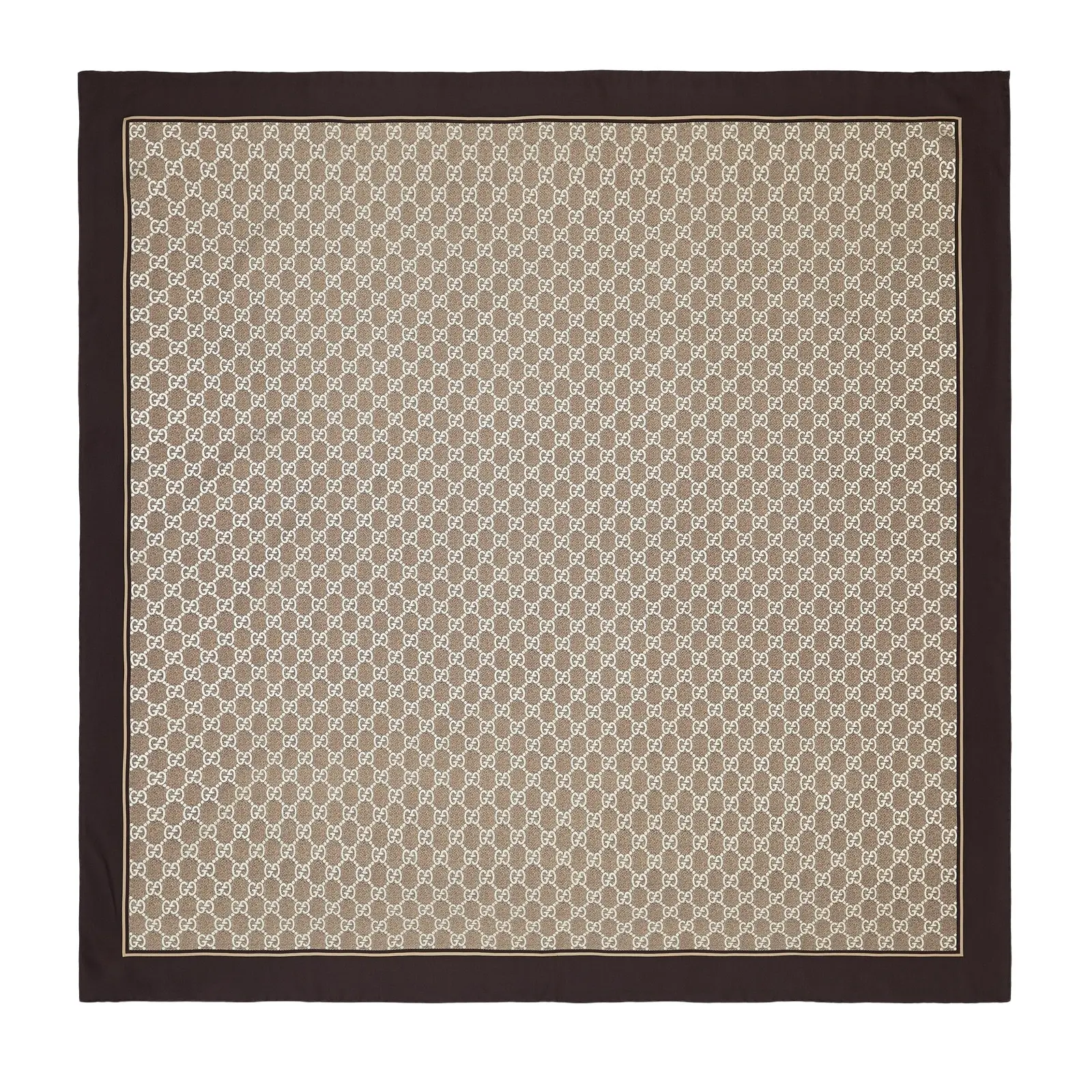 Laminated Printed Silk Twill Carré Laminated Printed Silk Twill Carré
