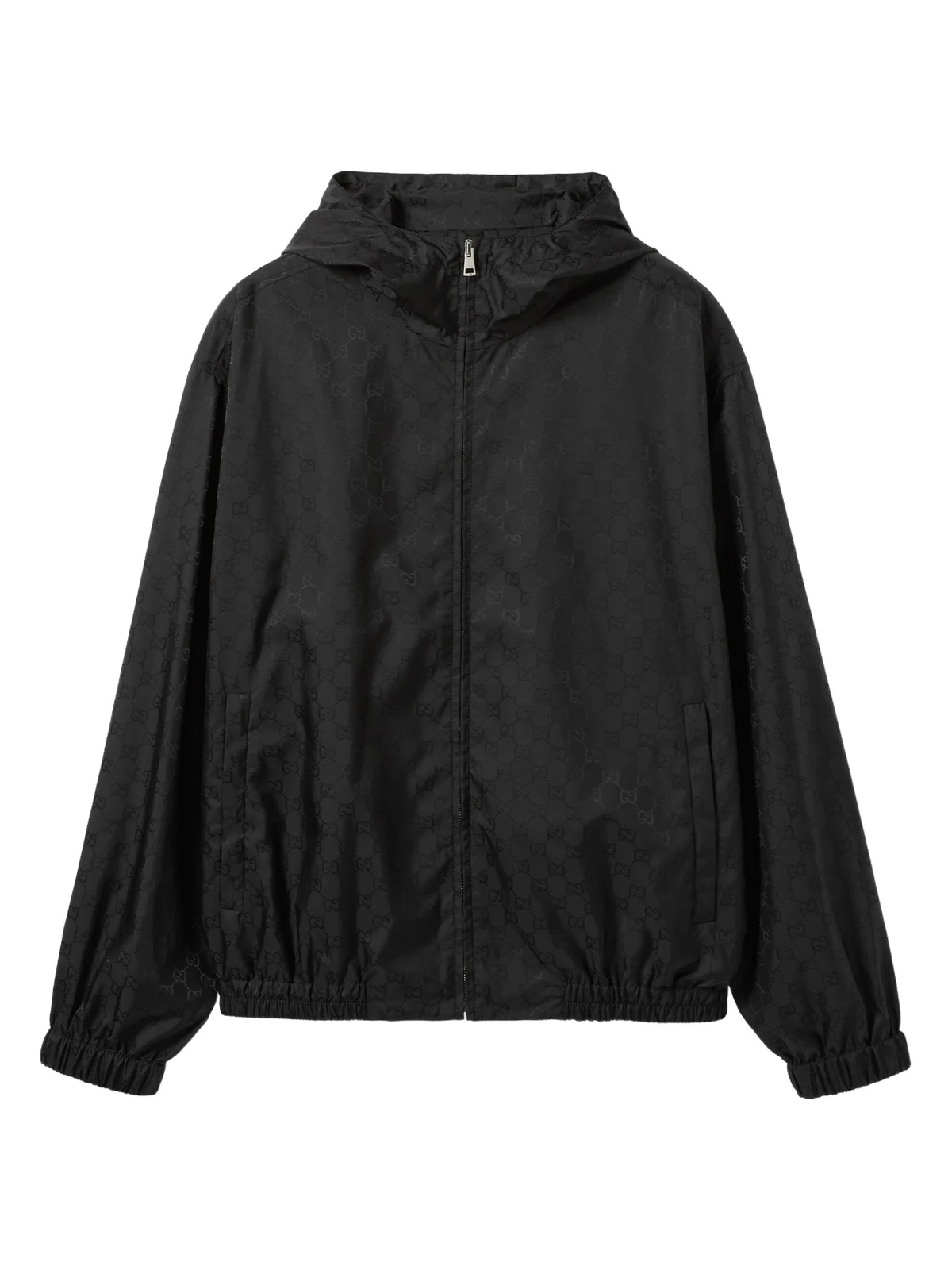 GG Nylon Jacquard Zip Jacket
