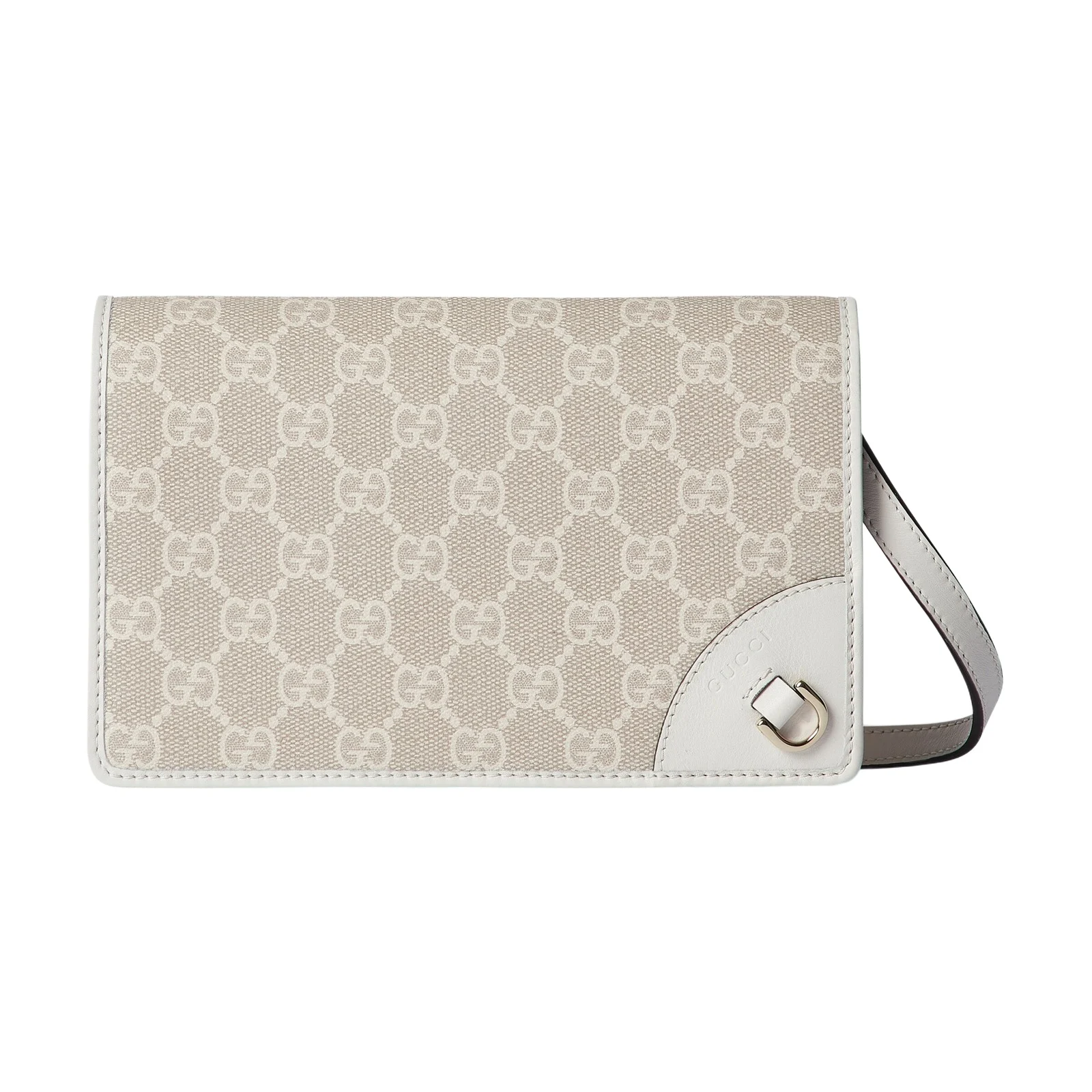 GG Emblem Wallet With Leather Strap