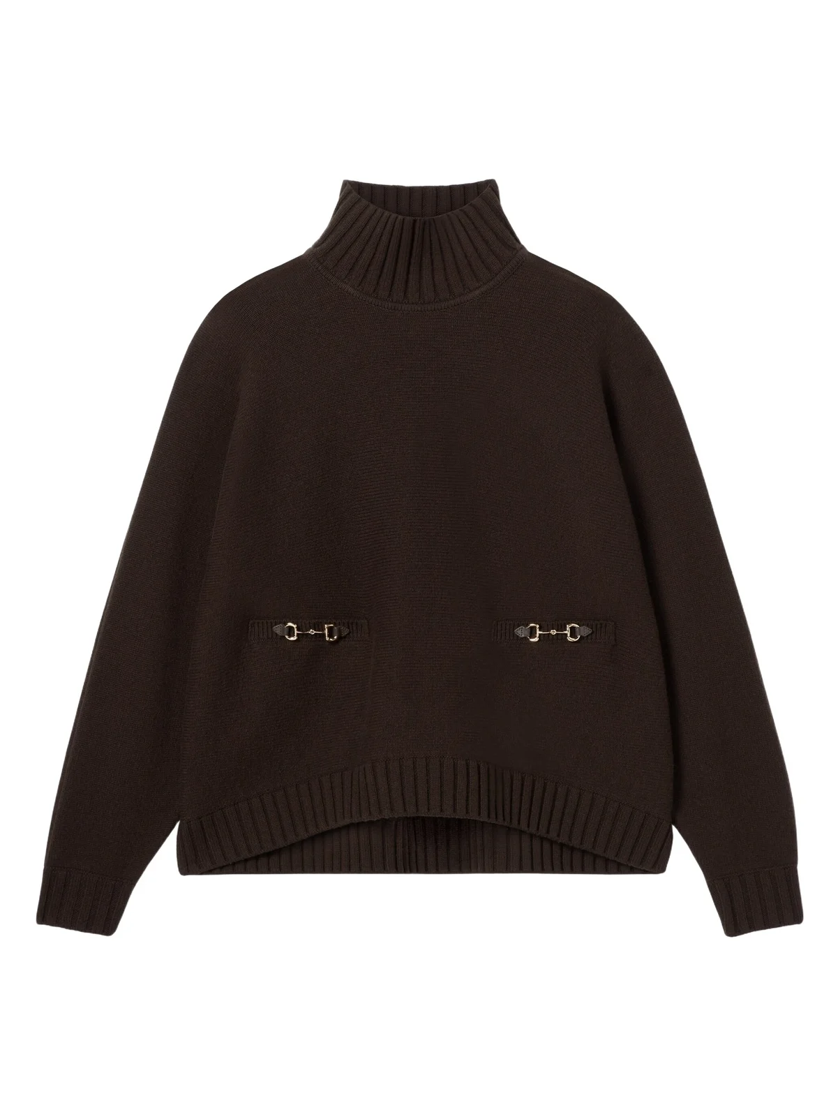 Wool Cashmere Sweater With Horsebit