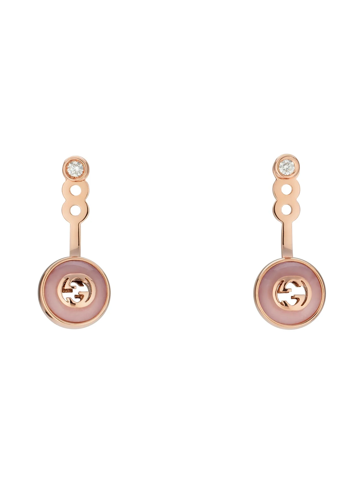 Interlocking 18k Earrings