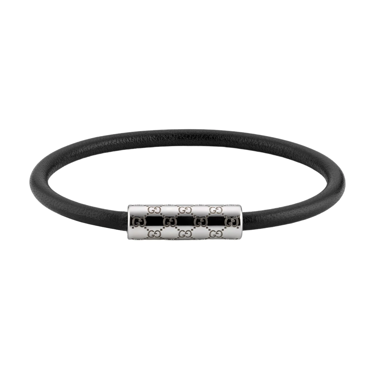 Gucci Bracelet With GG Detail Leather