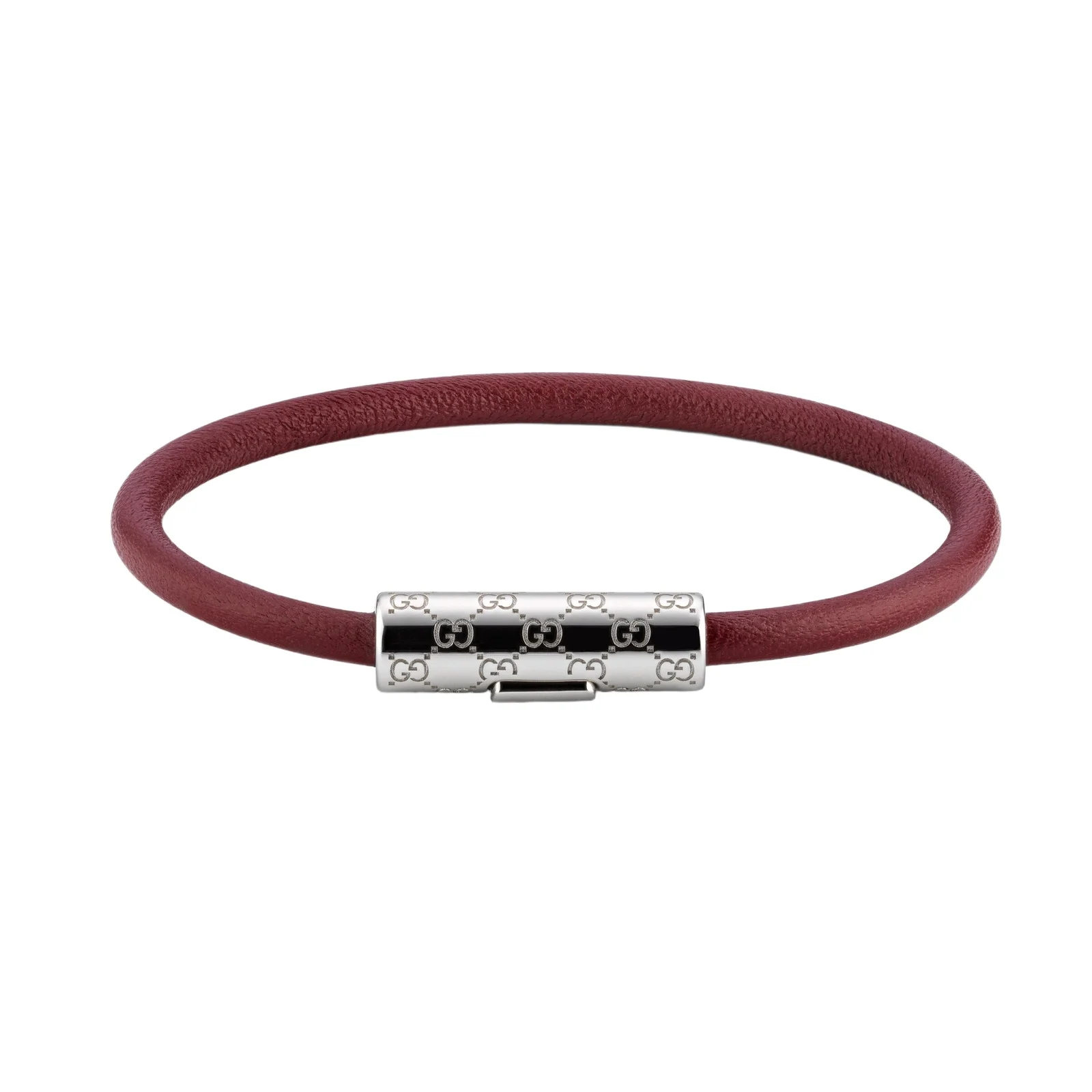 Gucci Bracelet With GG Detail Leather