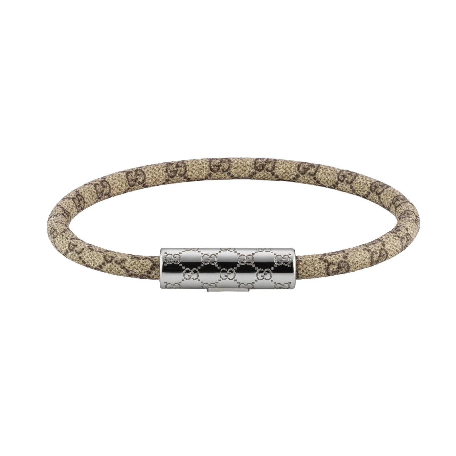 Gucci Bracelet With GG Detail Leather