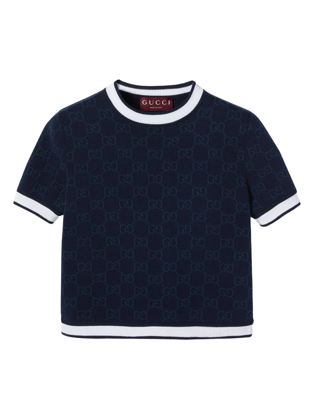 Gucci GG Fine Cotton Jacquard Top