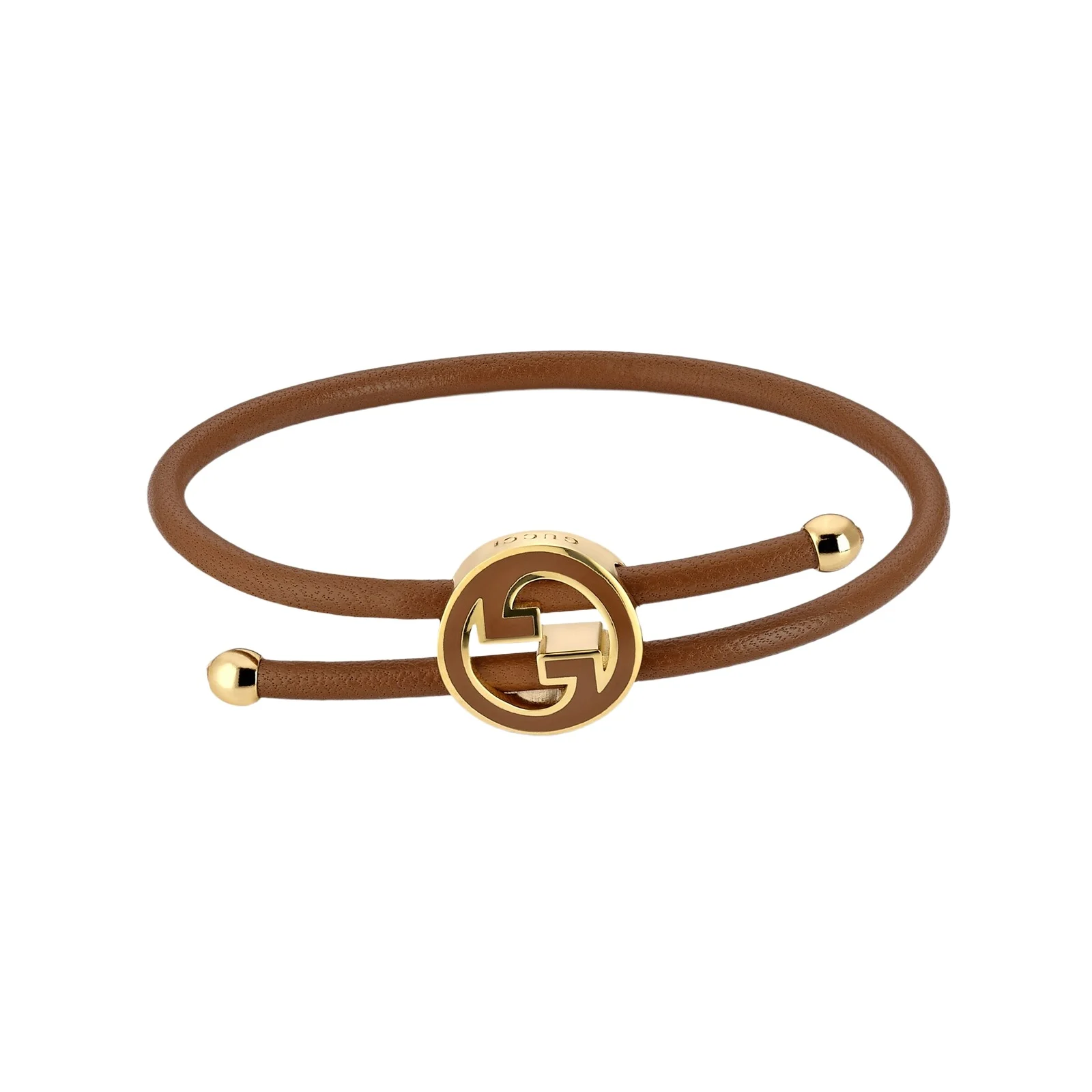 Gucci Bracelet With Enamel Round Interlocking G