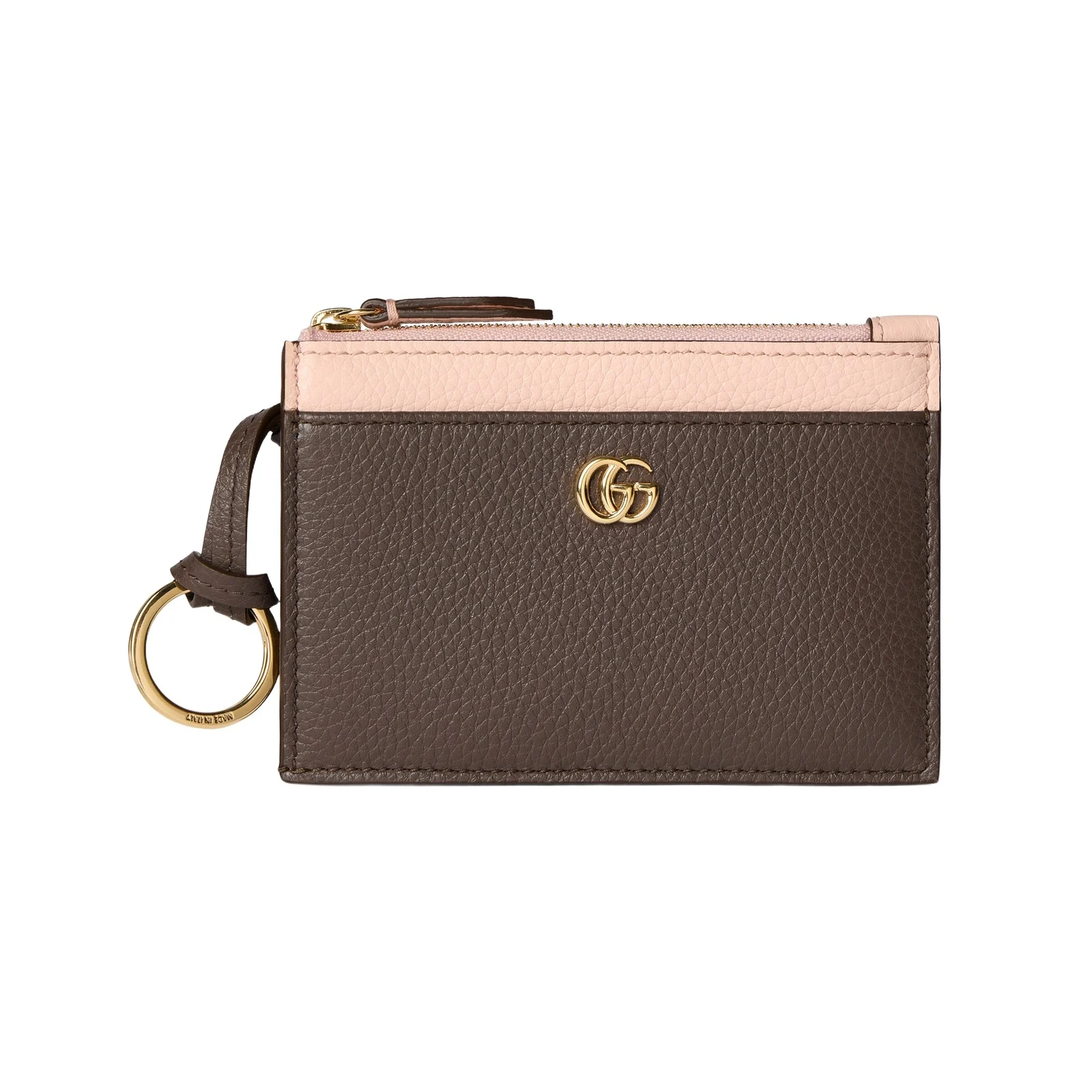 Bi-color GG Marmont Zip Key Pouch Bi-color GG Marmont Zip Key Pouch