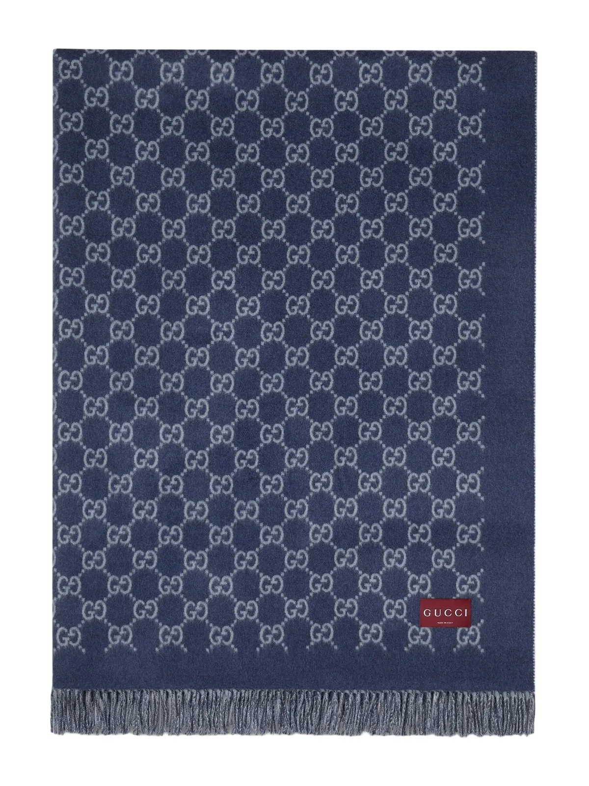 Gucci Reversible GG Wool Cashmere Blanket