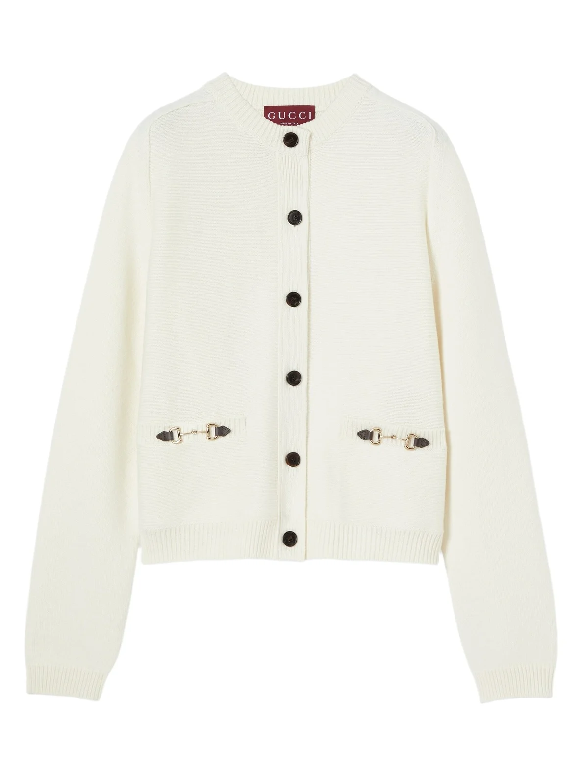 Wool Cashmere Cardigan With Horsebit