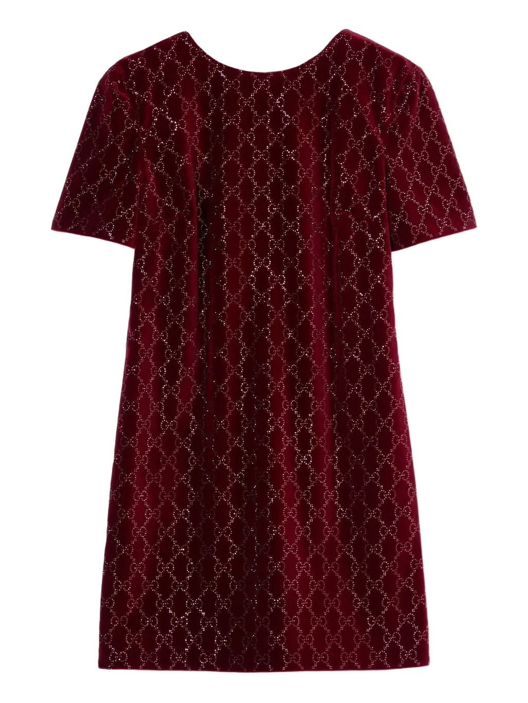 Gucci Embroidered Cotton Velvet Dress