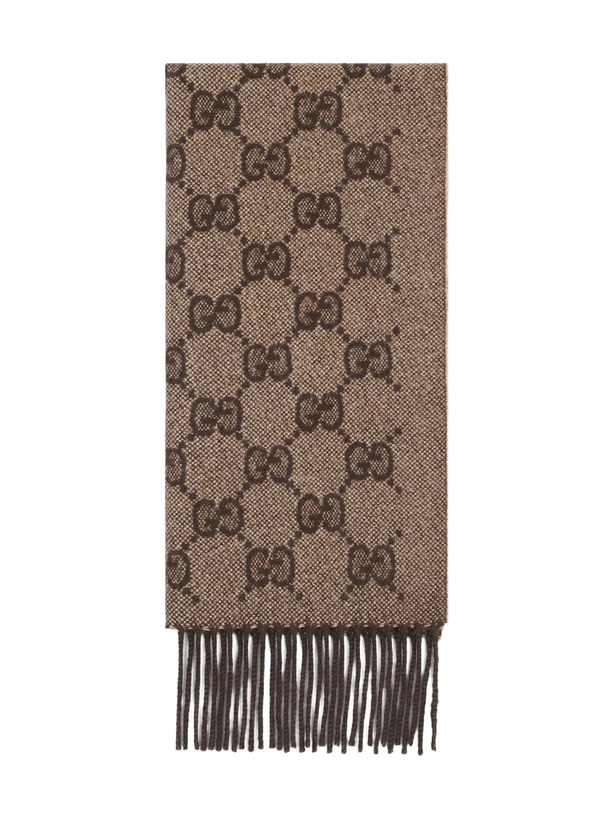 Gucci GG Cashmere Lamé Scarf