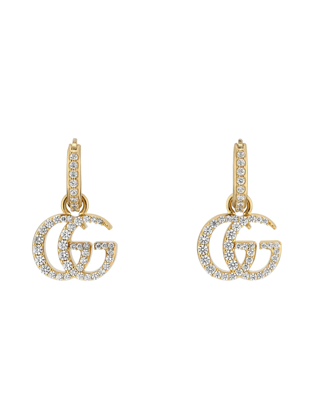 Gucci GG Marmont Crystal Earrings