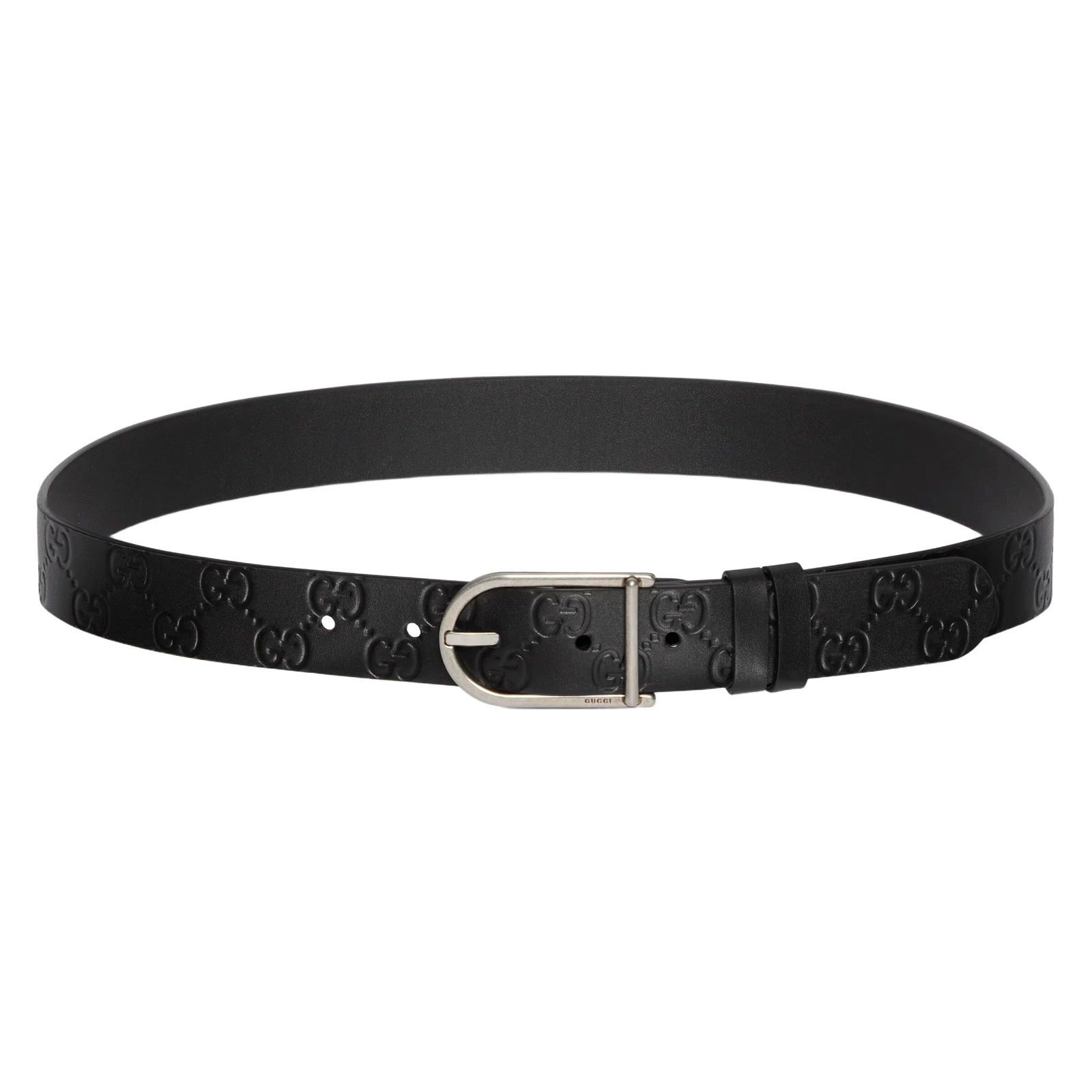 Gucci Reversible Belt With Rounded Buckle