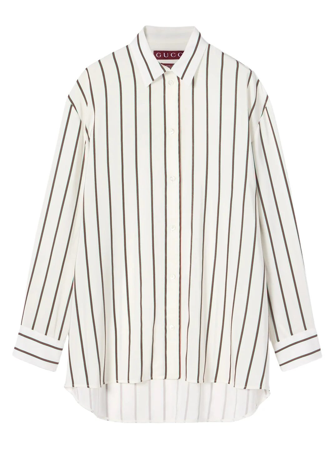 Gucci Web Silk Jacquard Shirt