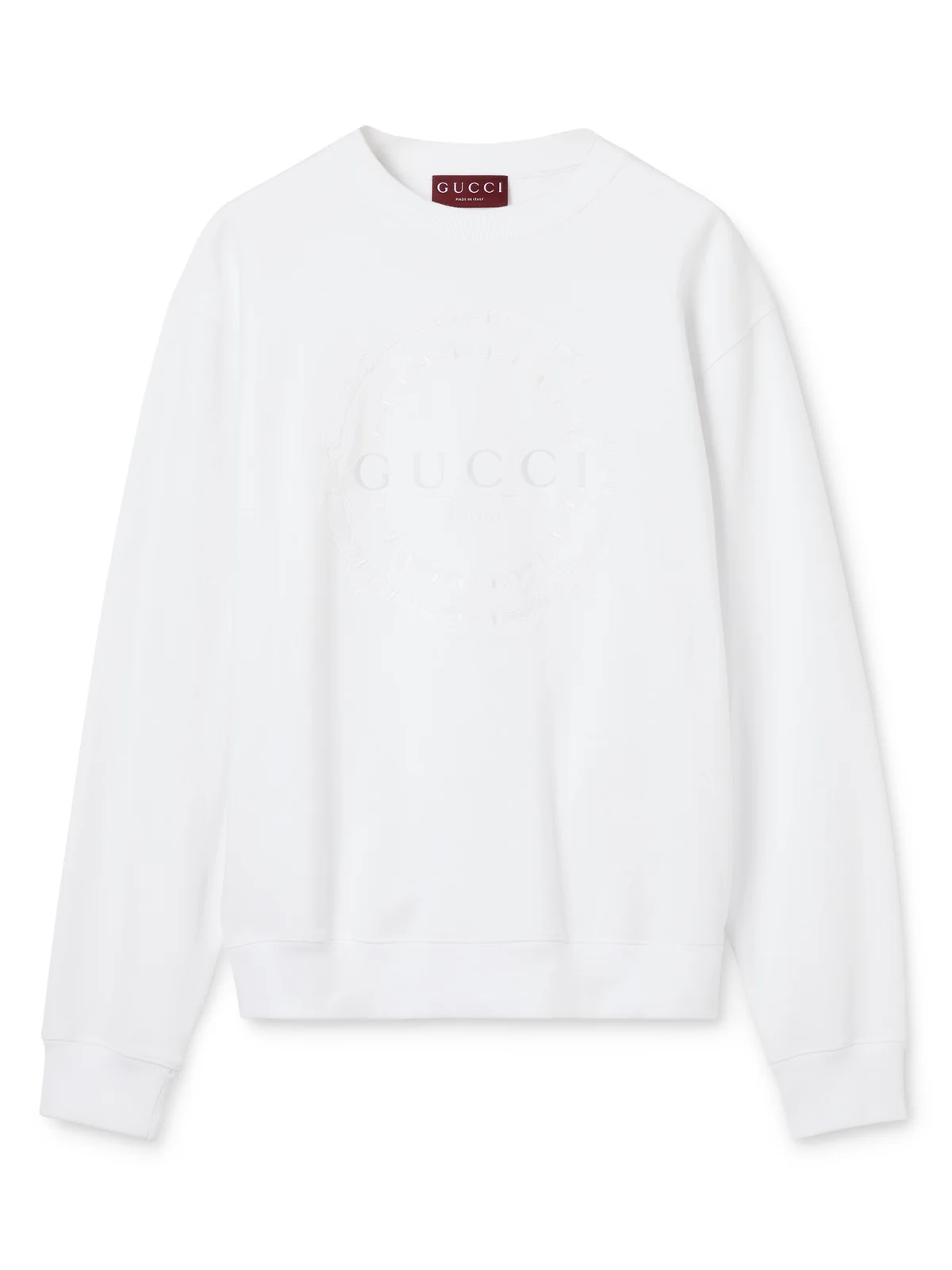 Cotton Jersey Sweatshirt With Embroidery Cotton Jersey Sweatshirt With Embroidery