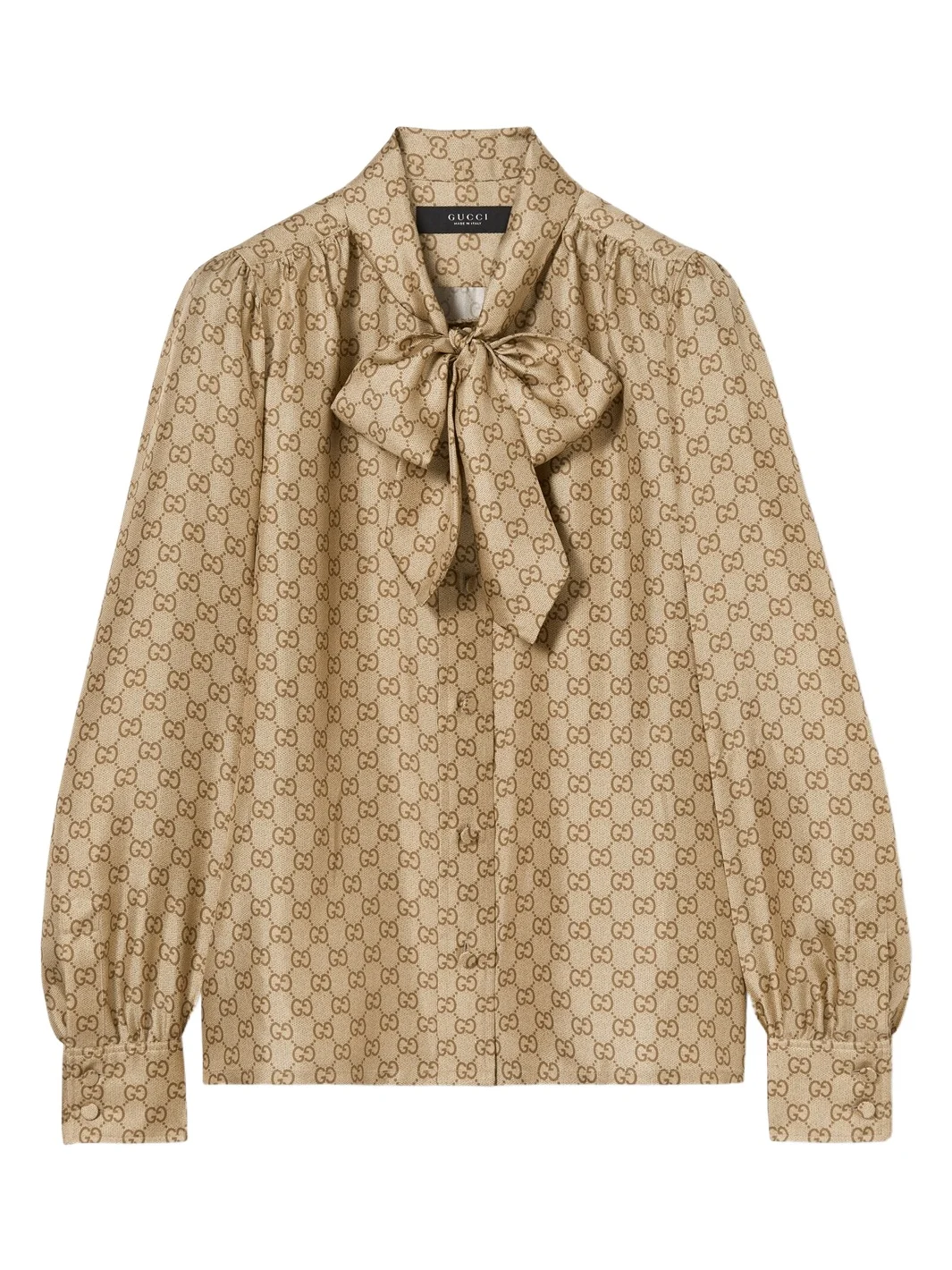 Printed Silk Twill Shirt Printed Silk Twill Shirt