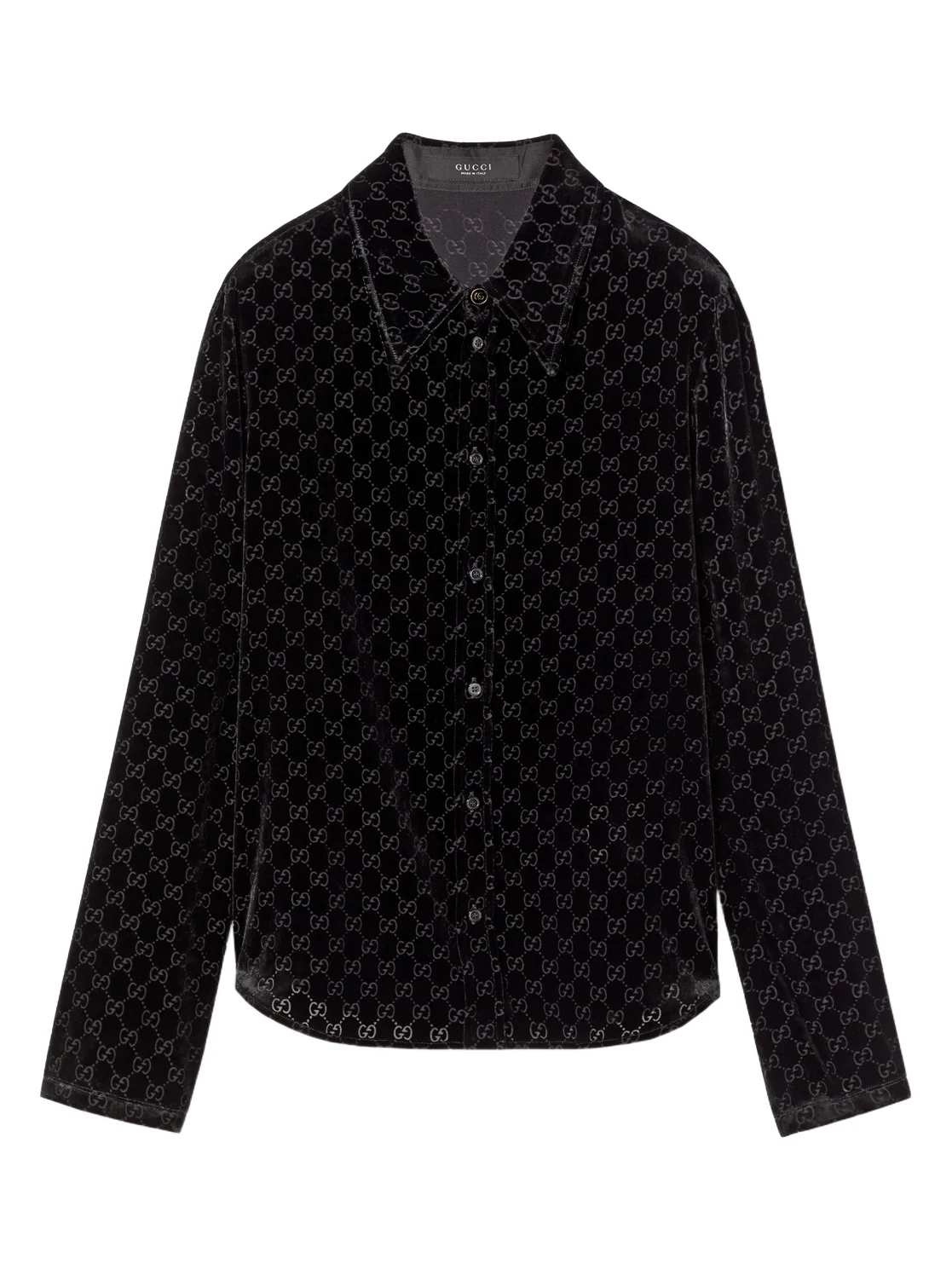Gucci Stretch GG Velvet Devoré Shirt