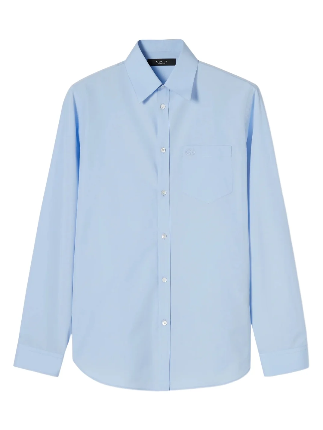 Gucci Cotton Poplin Shirt With Embroidery