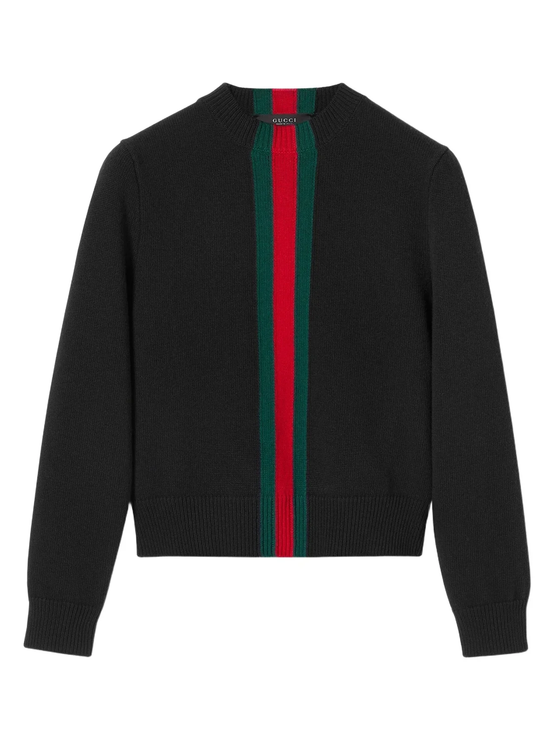 Fine Knit Wool Sweater With Web Fine Knit Wool Sweater With Web