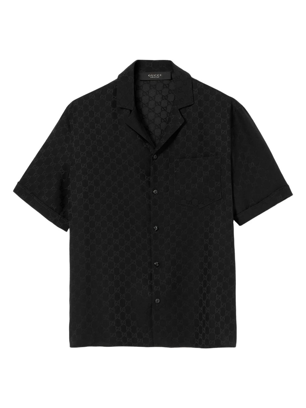 GG Silk Jacquard Bowling Shirt GG Silk Jacquard Bowling Shirt