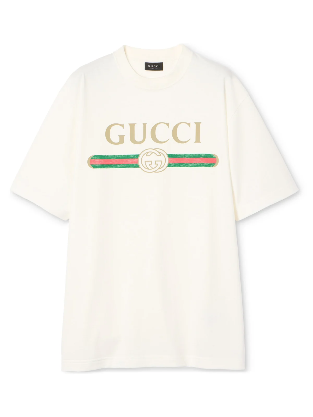 Cotton Jersey And Silk T-shirt With Print