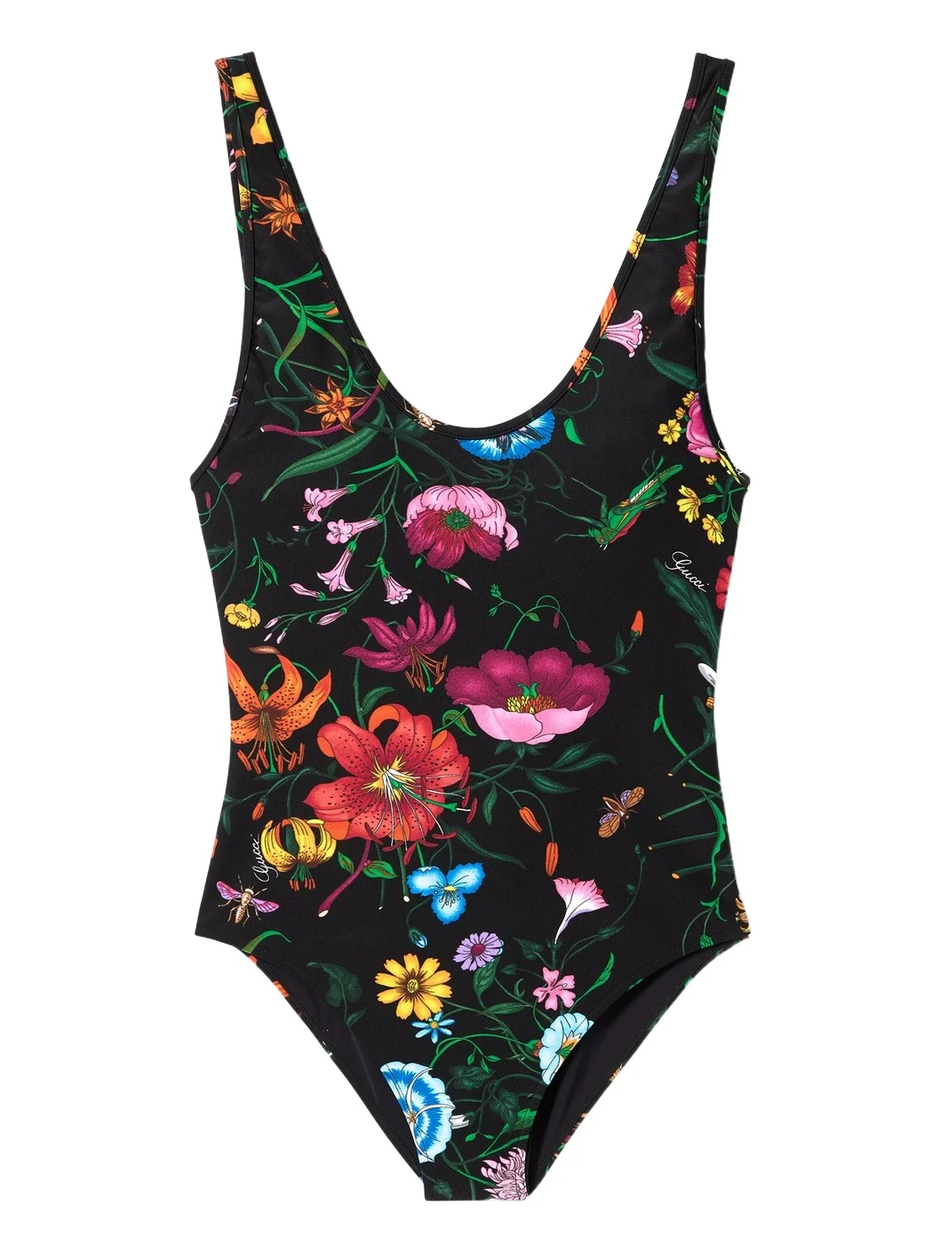 Gucci Printed Sparkling Jersey Swimsuit