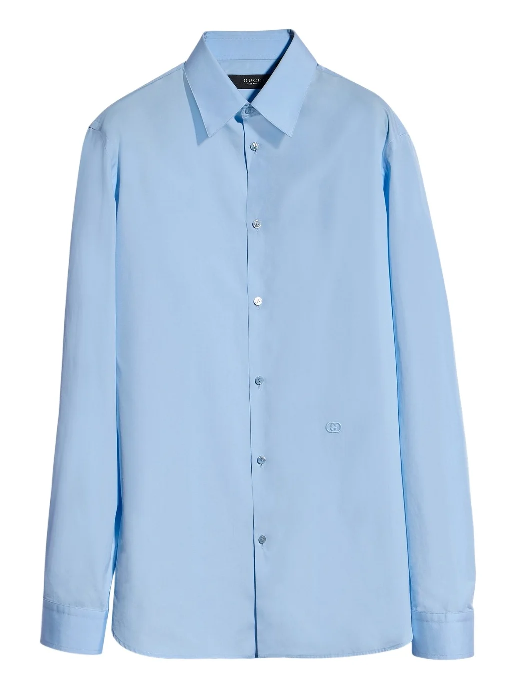 Gucci Piece Dyed Cotton Poplin Shirt