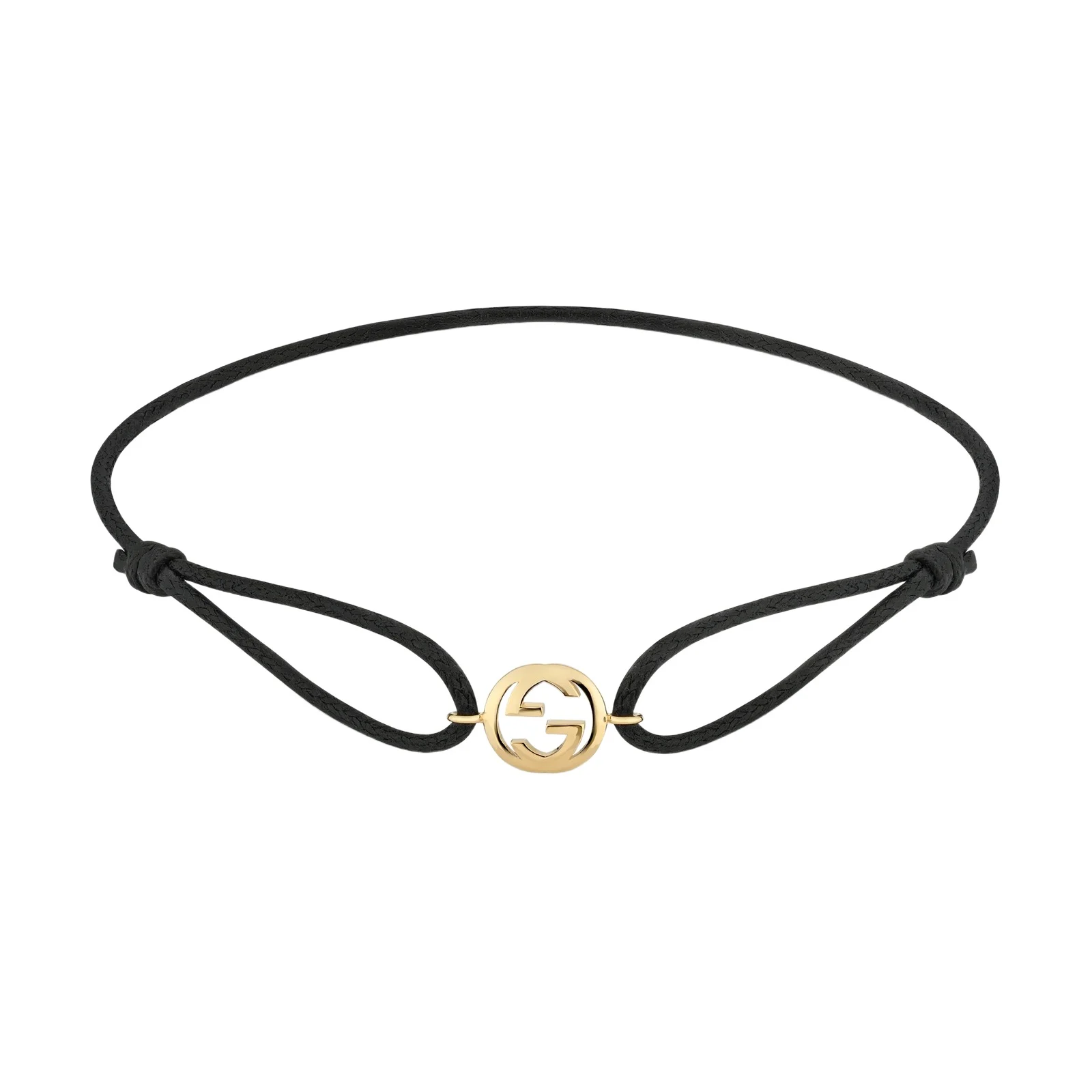 Gucci Interlocking 18k Charm Bracelet