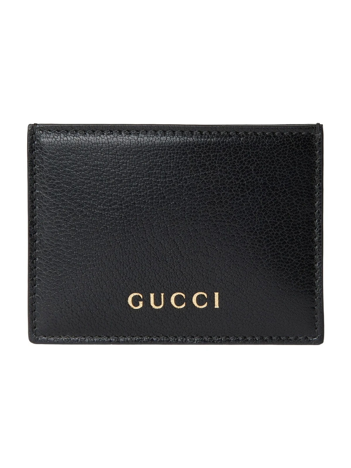 Gucci Card Case With Gucci Lettering