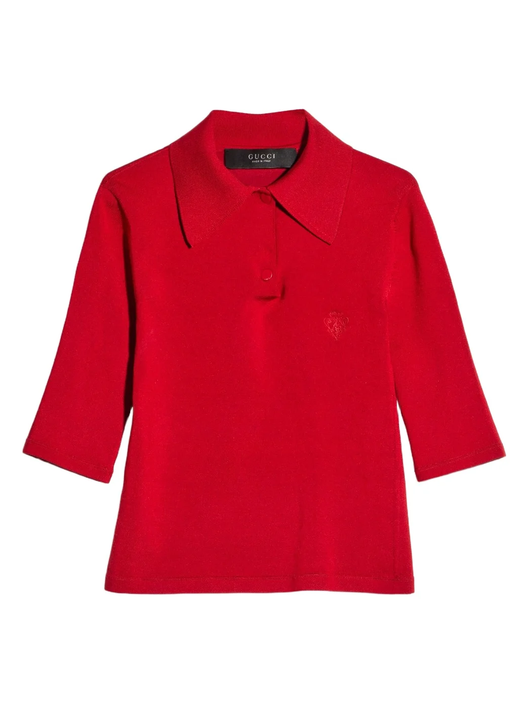 Fine Stretch Knit Silk Polo Shirt Fine Stretch Knit Silk Polo Shirt