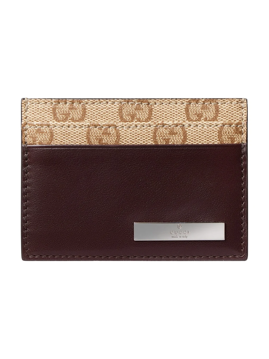 Gucci Card Case With Metal Tag
