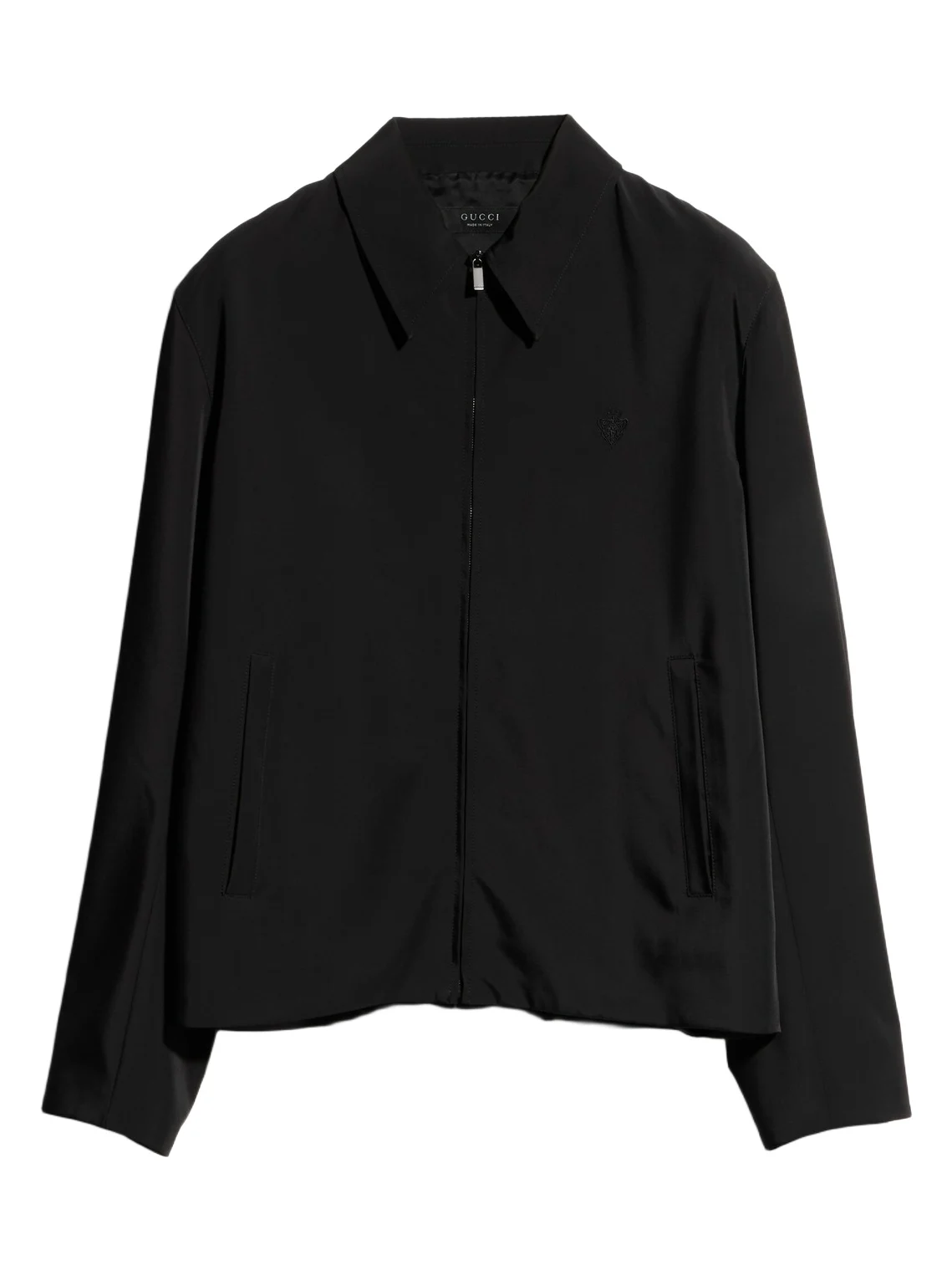 Stretch Polyester Zip Jacket With Embroidery Stretch Polyester Zip Jacket With Embroidery