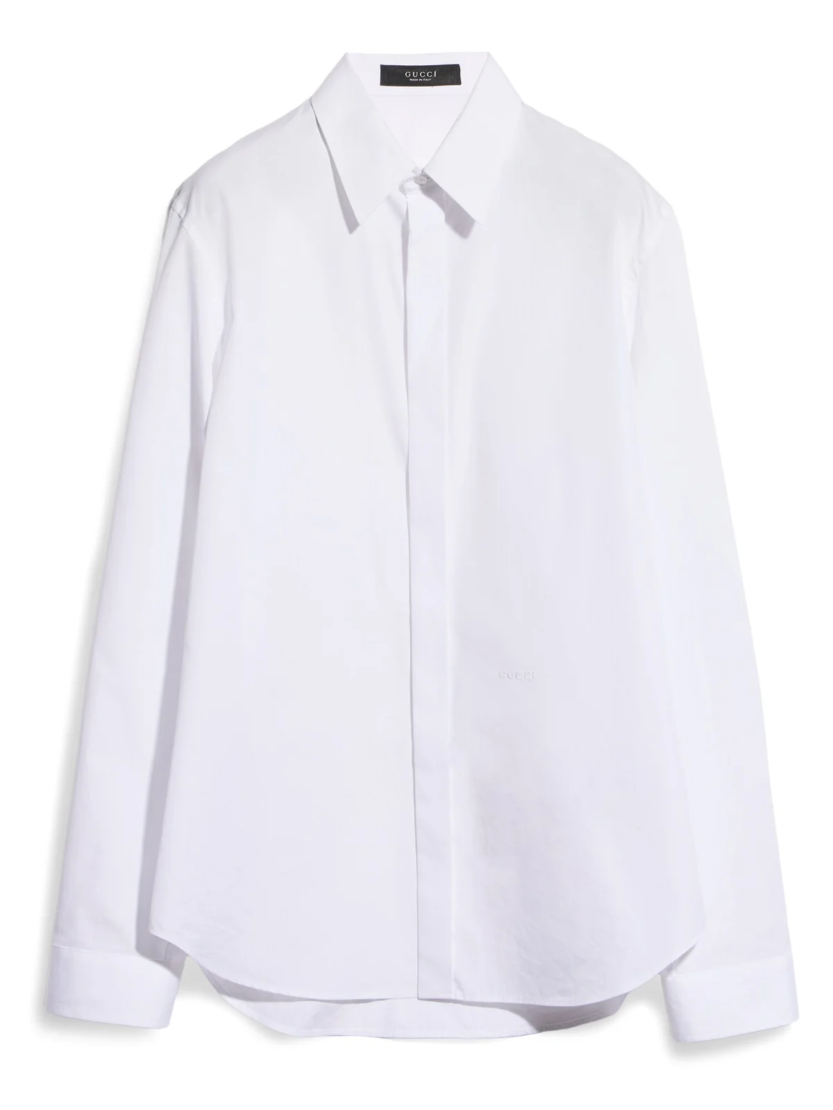 Gucci Piece Dyed Cotton Poplin Shirt