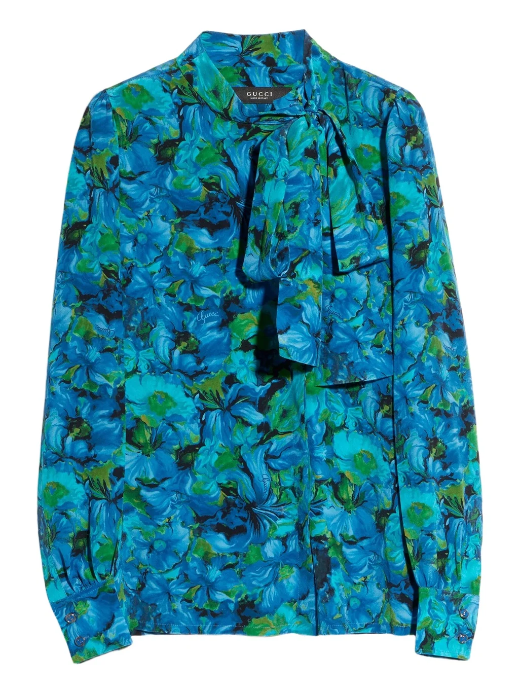 Printed Silk Crêpe De Chine Shirt Printed Silk Crêpe De Chine Shirt