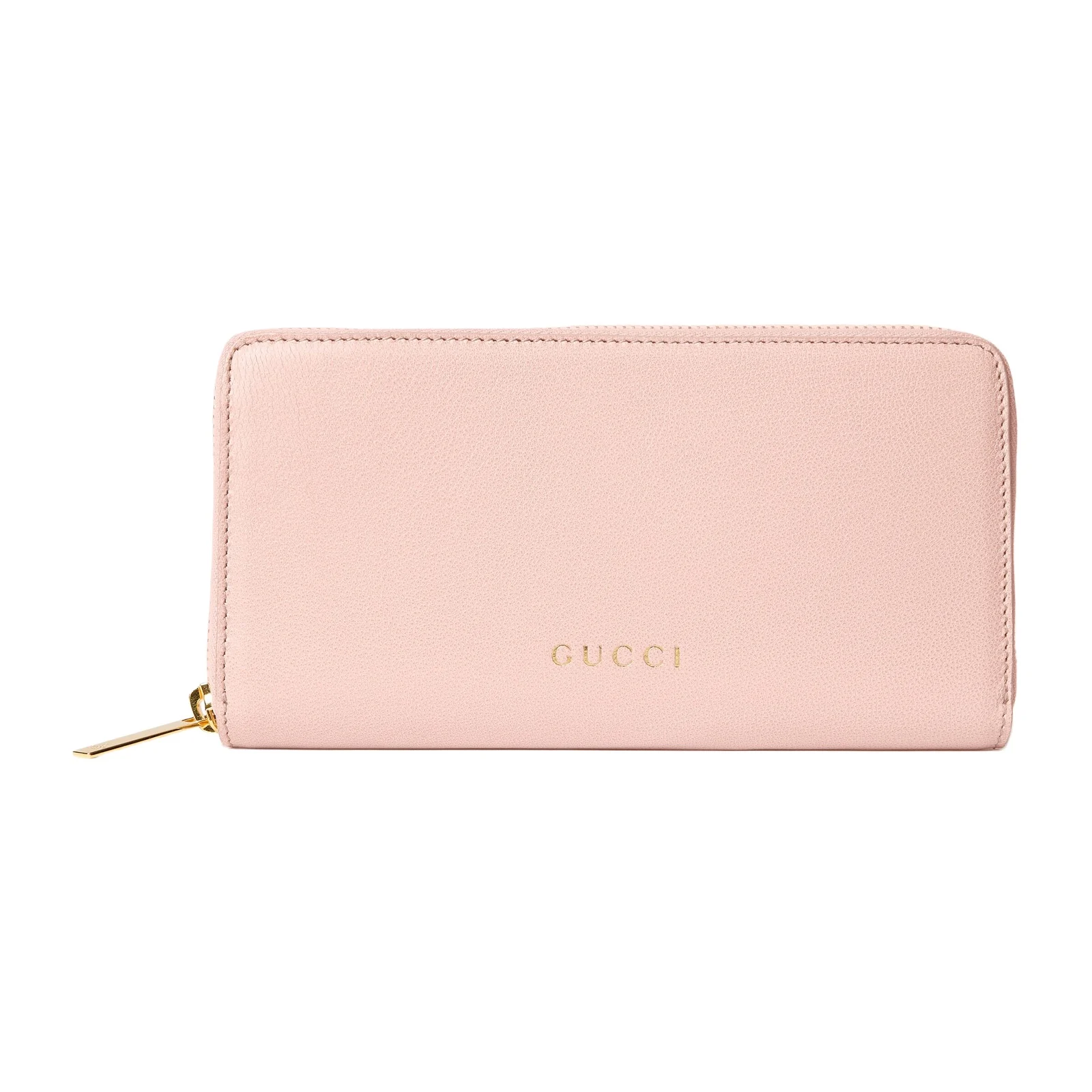 Gucci Zip Around Wallet With Gucci Lettering