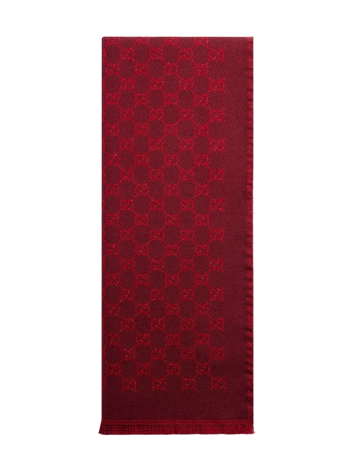 GG Wool Viscose Lamé Jacquard Scarf GG Wool Viscose Lamé Jacquard Scarf