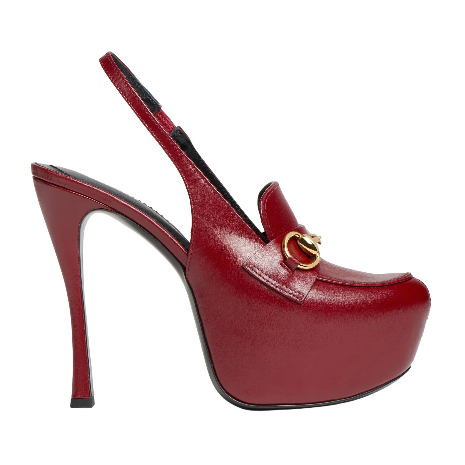Gucci Platform Slingback With Horsebit