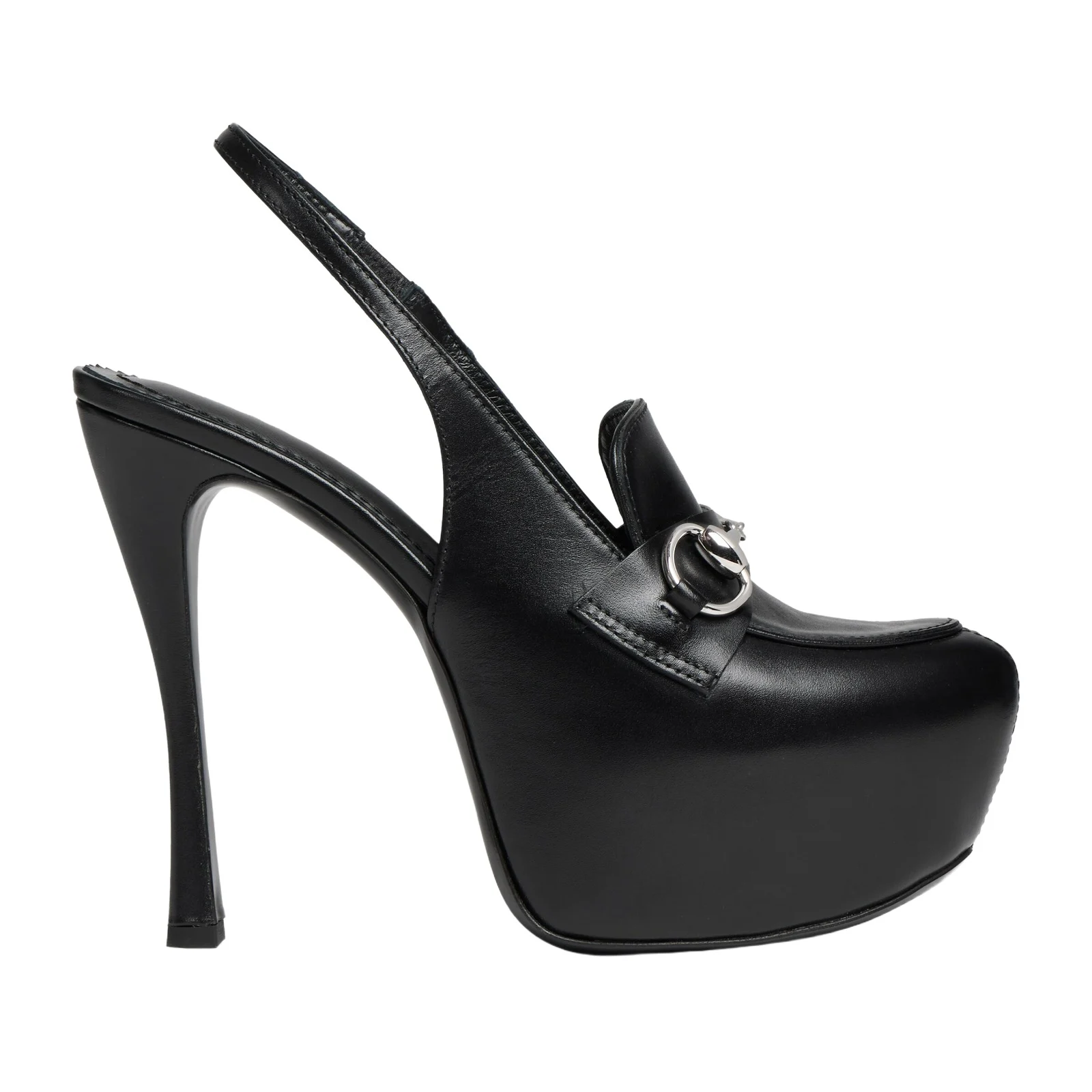 Gucci Platform Slingback With Horsebit