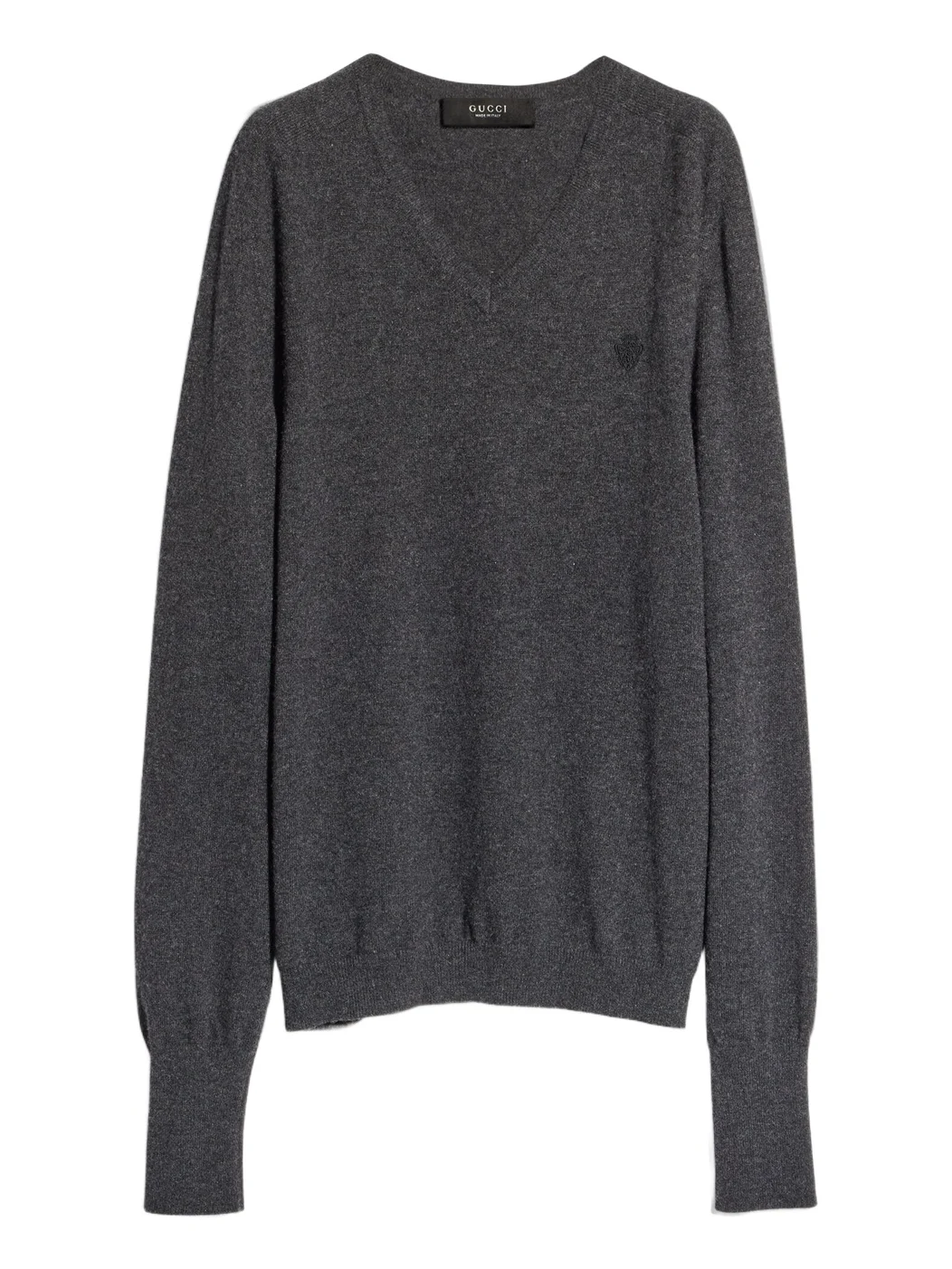Gucci Knit Cashmere Sweater With Embroidery