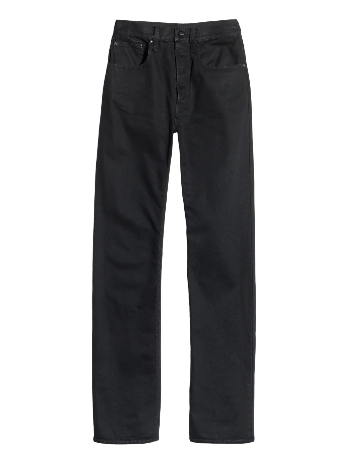 Cotton Denim Pants With Soft Coating Cotton Denim Pants With Soft Coating