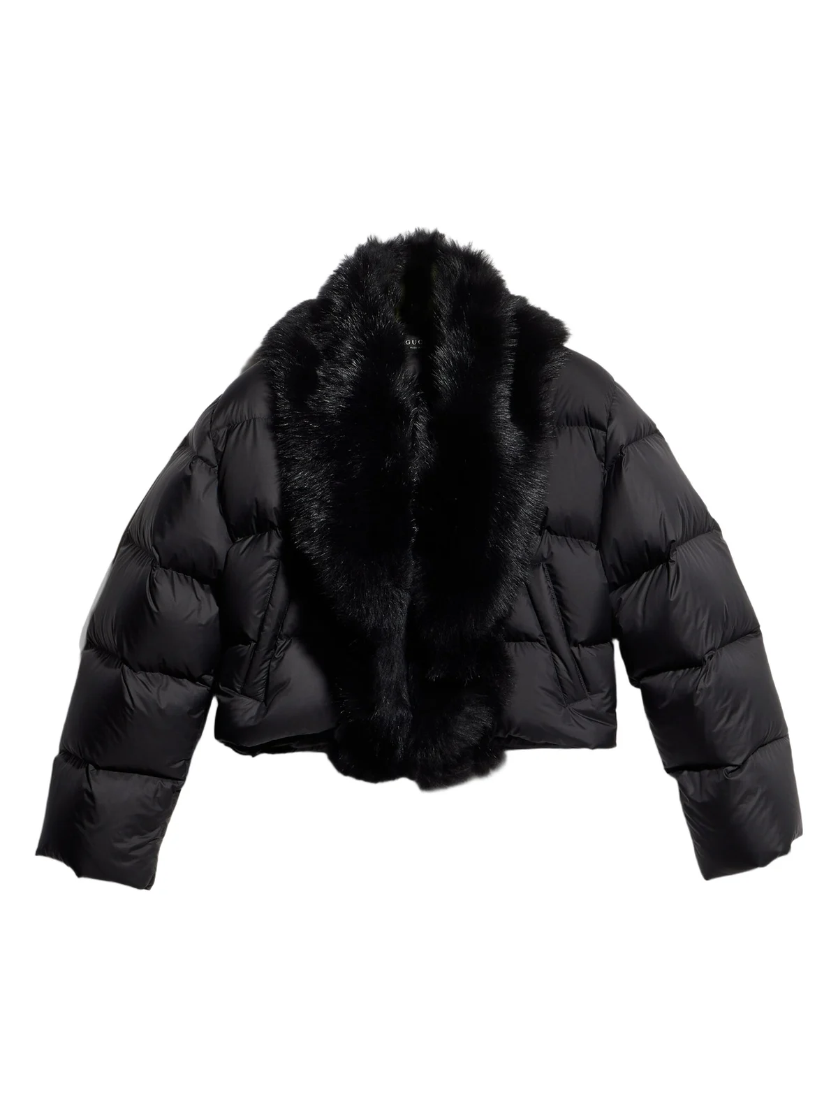 Gucci Padded Polyester Jacket With Shearling