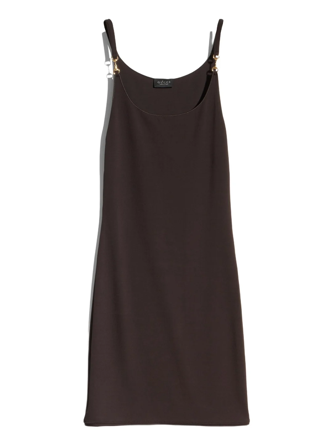 Viscose Crêpe Jersey Dress With Horsebit Viscose Crêpe Jersey Dress With Horsebit
