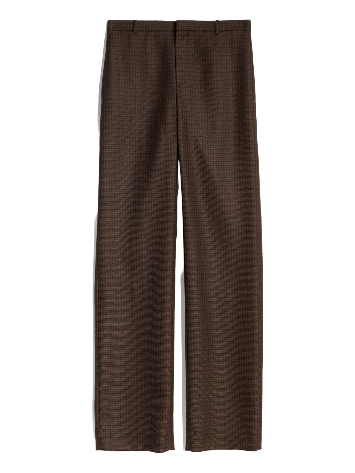 Gucci Gingham Polyester Wool Pants