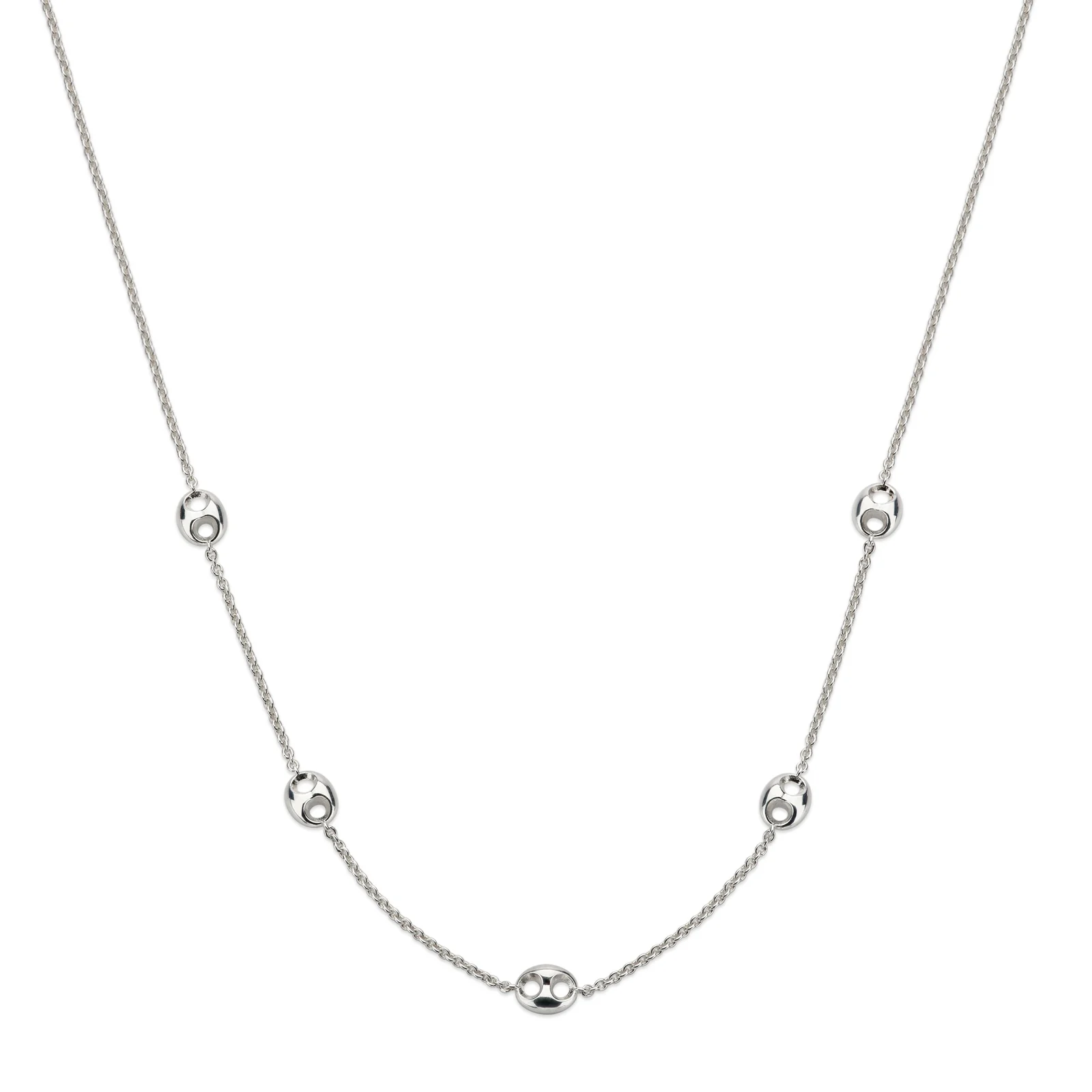 Marina Chain Multi Pendant Necklace Marina Chain Multi Pendant Necklace
