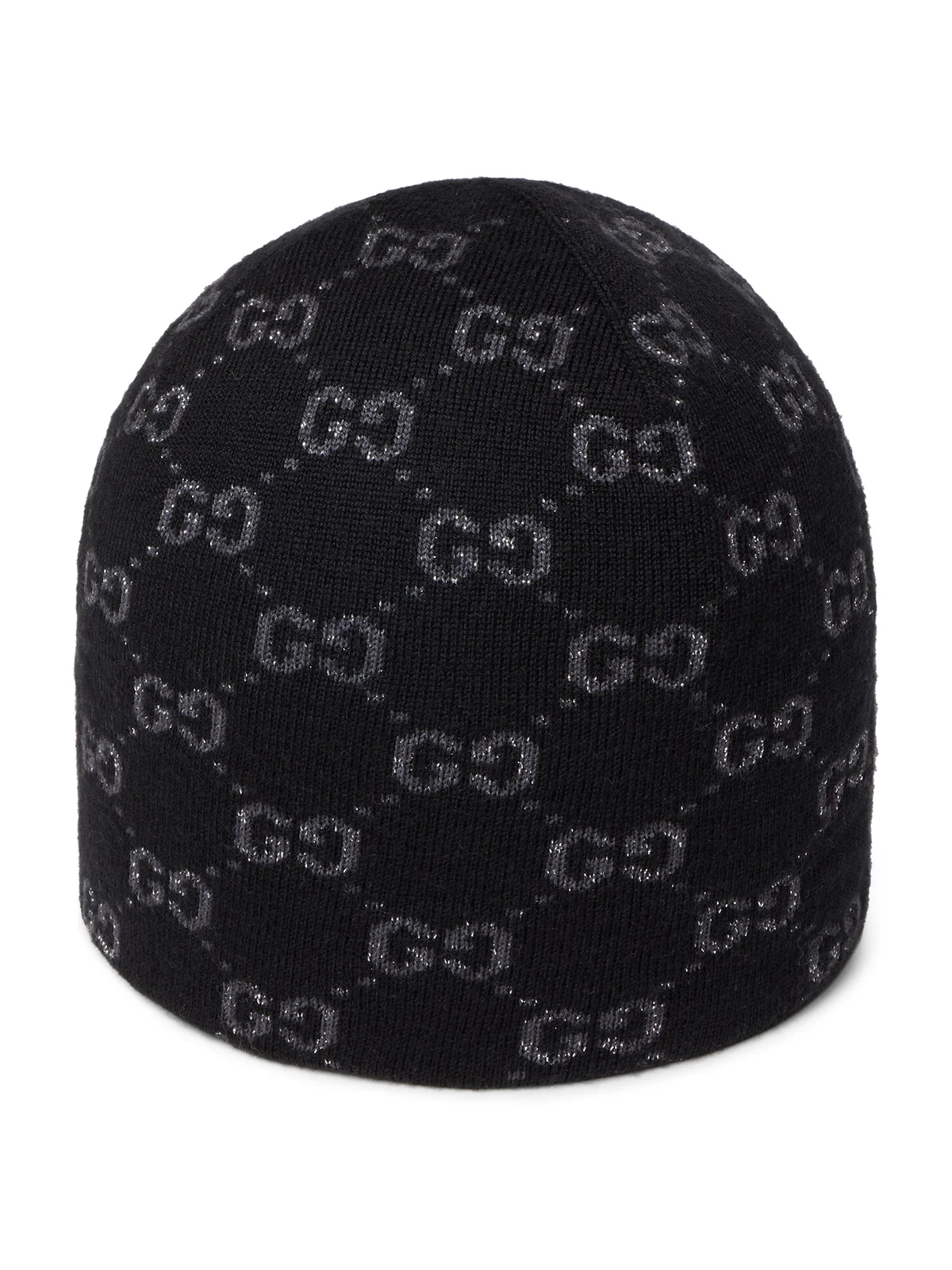Gucci GG Wool Viscose Lamé Jacquard Hat